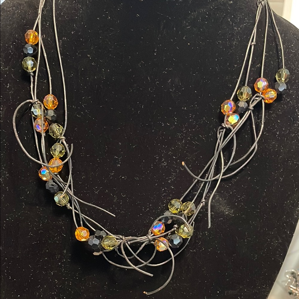 Multicolor Swarovski Crystal Necklace